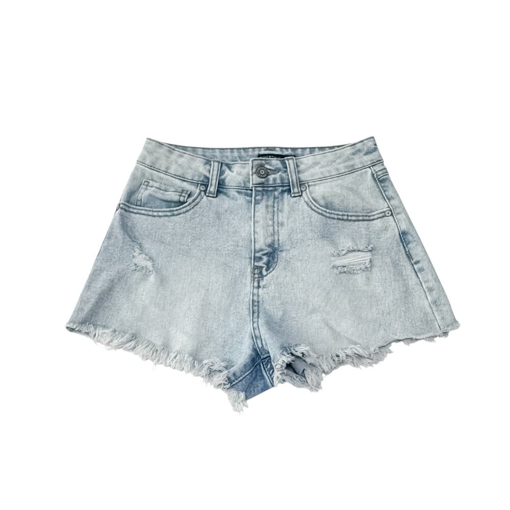 Sincerely Jules High Rise Distressed Denim Shorts Size 0
